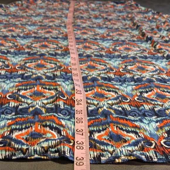 Renee C. Colorful Patterned Boho Style Plus Size Maxi Skirt - Picture 8 of 8